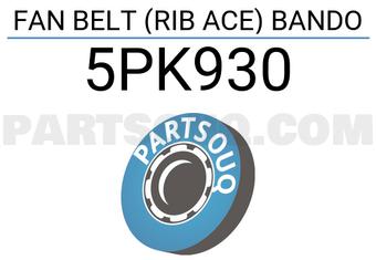 BANDO 5PK930 FAN BELT (RIB ACE) BANDO