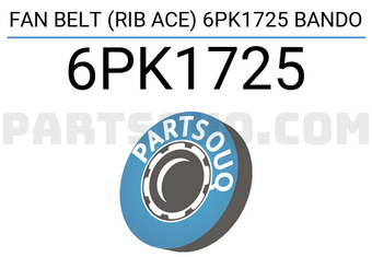 BANDO 6PK1725 FAN BELT (RIB ACE) 6PK1725 BANDO