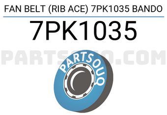 BANDO 7PK1035 FAN BELT (RIB ACE) 7PK1035 BANDO