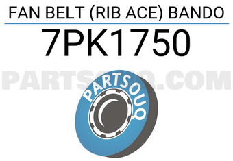 BANDO 7PK1750 FAN BELT (RIB ACE) BANDO