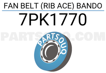 BANDO 7PK1770 FAN BELT (RIB ACE) BANDO