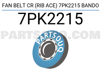 BANDO 7PK2215 FAN BELT CR (RIB ACE) 7PK2215 BANDO