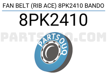BANDO 8PK2410 FAN BELT (RIB ACE) 8PK2410 BANDO