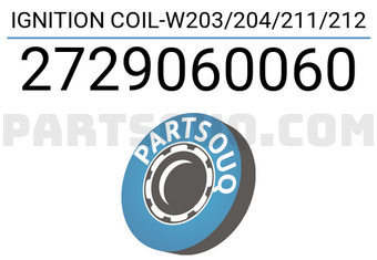 BERU 2729060060 IGNITION COIL-W203/204/211/212