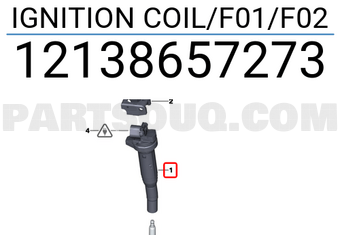BMW 12138657273 IGNITION COIL/F01/F02