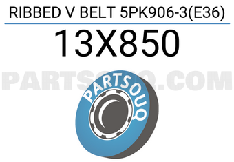 BMW 13X850 RIBBED V BELT 5PK906-3(E36)