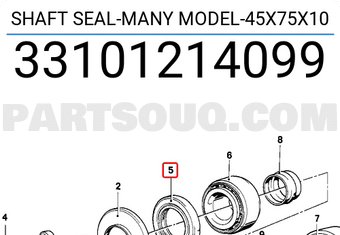 BMW 33101214099 SHAFT SEAL-MANY MODEL-45X75X10