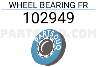 BW 102949 WHEEL BEARING FR