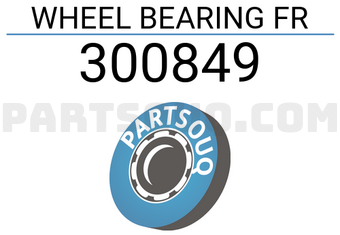 BW 300849 WHEEL BEARING FR