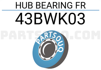 BW 43BWK03 HUB BEARING FR