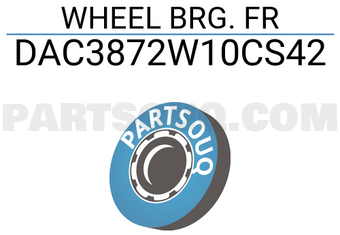 BW DAC3872W10CS42 WHEEL BRG. FR