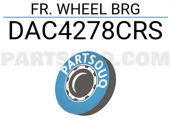 BW DAC4278CRS FR. WHEEL BRG