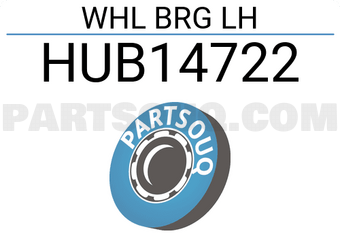 BW HUB14722 WHL BRG LH