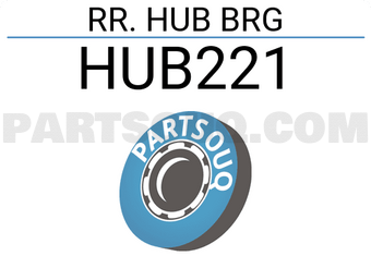 BW HUB221 RR. HUB BRG