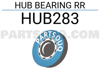 BW HUB283 HUB BEARING RR