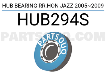 BW HUB294S HUB BEARING RR.HON JAZZ 2005~2009