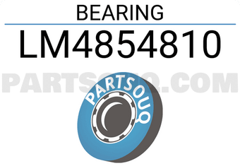 BW LM4854810 BEARING