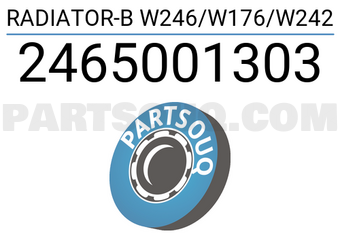 Behr 2465001303 RADIATOR-B W246/W176/W242