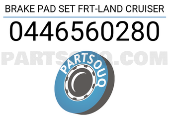 Blue Print 0446560280 BRAKE PAD SET FRT-LAND CRUISER