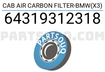 Blue Print 64319312318 CAB AIR CARBON FILTER-BMW(X3)