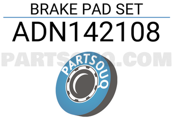 Blue Print ADN142108 BRAKE PAD SET