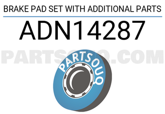 Blue Print ADN14287 BRAKE PAD SET WITH ADDITIONAL PARTS