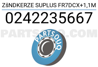 Bosch 0242235667 SPARK PLUG SUPER+(+11)YTTRIUM