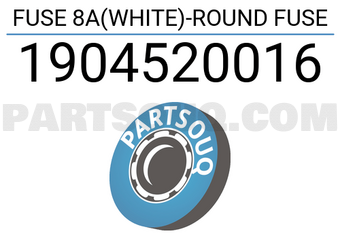 Bosch 1904520016 FUSE 8A(WHITE)-ROUND FUSE