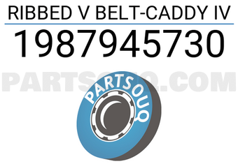 Bosch 1987945730 RIBBED V BELT-CADDY IV