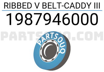 Bosch 1987946000 RIBBED V BELT-CADDY III