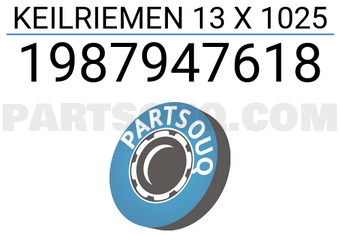 Bosch 1987947618 KEILRIEMEN 13 X 1025