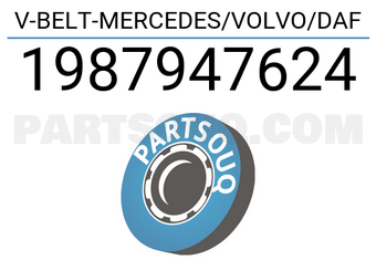 Bosch 1987947624 V-BELT-MERCEDES/VOLVO/DAF