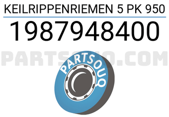 Bosch 1987948400 V-RIBBED BELT -E46/COUPE