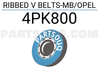 Bosch 4PK800 RIBBED V BELTS-MB/OPEL