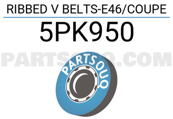 Bosch 5PK950 RIBBED V BELTS-E46/COUPE