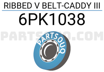 Bosch 6PK1038 RIBBED V BELT-CADDY III