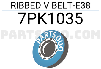 Bosch 7PK1035 RIBBED V BELT-E38