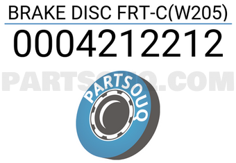 Brembo 0004212212 BRAKE DISC FRT-C(W205)