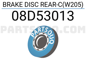 Brembo 08D53013 قرص فرامل خلفي-C(W205)