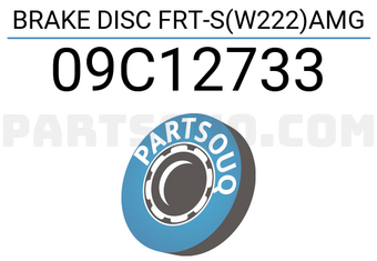 Brembo 09C12733 قرص فرامل أمامي-S(W222)AMG