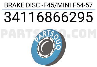 Brembo 34116866295 BRAKE DISC -F45/MINI F54-57