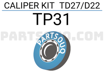 CENTRAL JAPAN PARTS TP31 CALIPER KIT TD27/D22