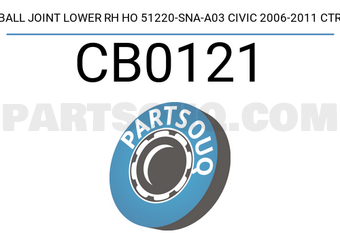 CTR CB0121 BALL JOINT LOWER RH HO 51220-SNA-A03 CIVIC 2006-2011 CTR