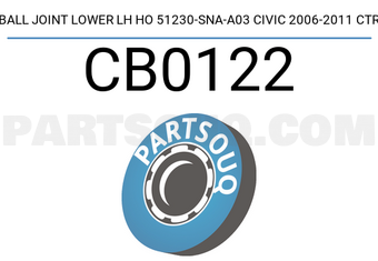 CTR CB0122 BALL JOINT LOWER LH HO 51230-SNA-A03 CIVIC 2006-2011 CTR