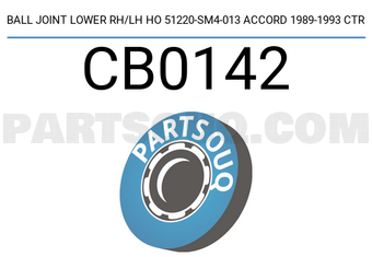 CTR CB0142 BALL JOINT LOWER RH/LH HO 51220-SM4-013 ACCORD 1989-1993 CTR