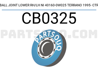 CTR CB0325 BALL JOINT LOWER RH/LH NI 40160-0W025 TERRANO 1995- CTR
