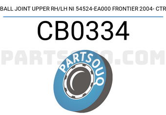 CTR CB0334 BALL JOINT UPPER RH/LH NI 54524-EA000 FRONTIER 2004- CTR