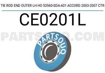 CTR CE0201L TIE ROD END OUTER LH HO 53560-SDA-A01 ACCORD 2003-2007 CTR