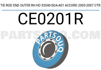 CTR CE0201R TIE ROD END OUTER RH HO 53540-SDA-A01 ACCORD 2003-2007 CTR