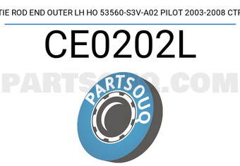 CTR CE0202L TIE ROD END OUTER LH HO 53560-S3V-A02 PILOT 2003-2008 CTR